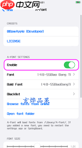 ios14如何更换字体