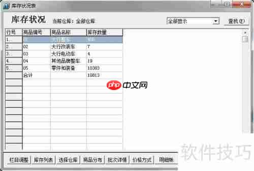 管家婆使用教程：查询库存功能详解