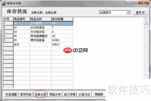 管家婆使用教程：查询库存功能详解