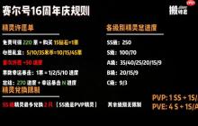 赛尔号巅峰之战周年庆最全兑换指南
