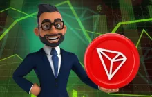 TRX价格违反了比特币蘸酱，TRON网络方法的每日活动地址300万