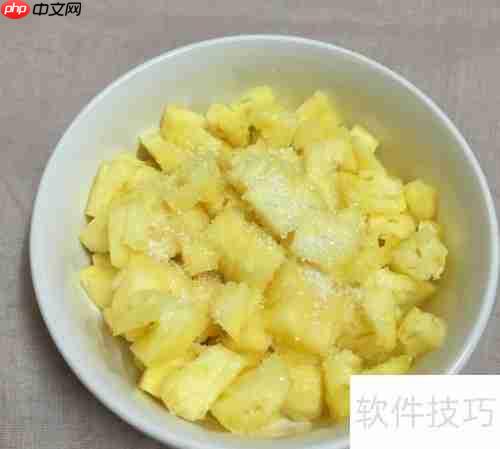 简易版菠萝派：轻松制作热带水果甜点