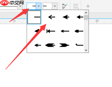 coreldraw箭头在哪里添加？coreldraw箭头添加教程