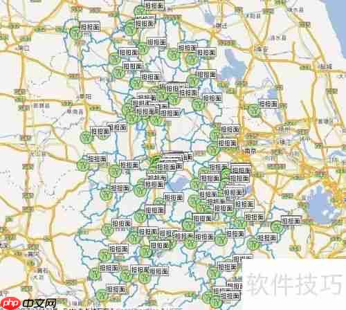 地图上管理餐饮连锁店信息的方法