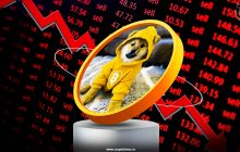 狗比特币，以社区为主导的纪念物在比特币区块链上运行，下降13.33％