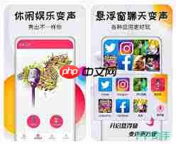 有哪些开麦就变声的软件
