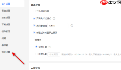 迅雷11怎么开启镜像服务器加速？迅雷11开启镜像服务器加速的方法