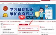 手机如何查个人征信中心官网