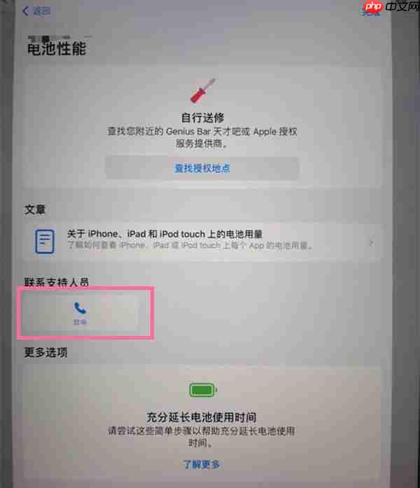 苹果平板电池健康怎么看