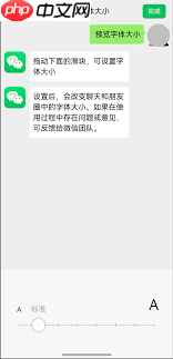 微信鸿蒙版本如何放大字体设置