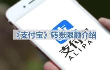 《支付宝》转账限额介绍