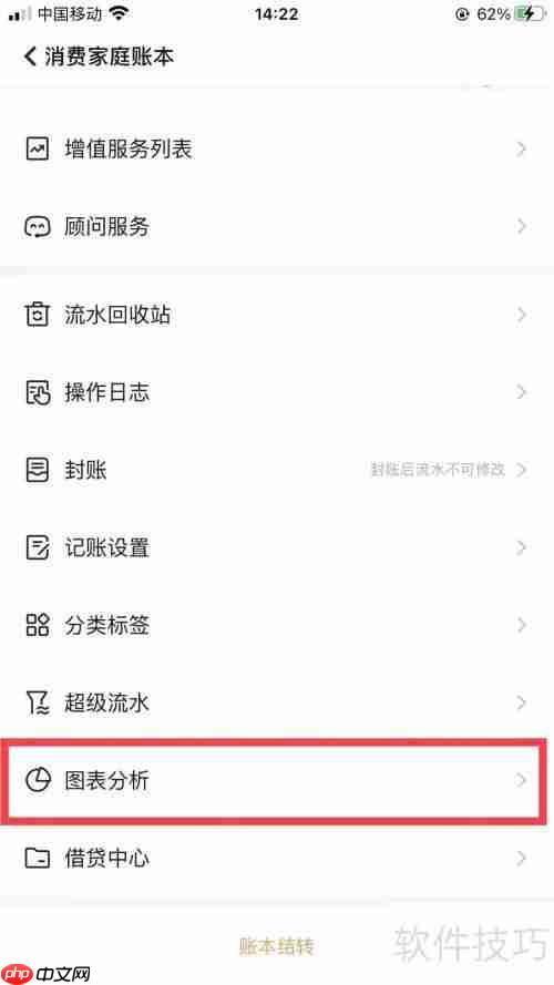 随手记图表分析功能使用指南