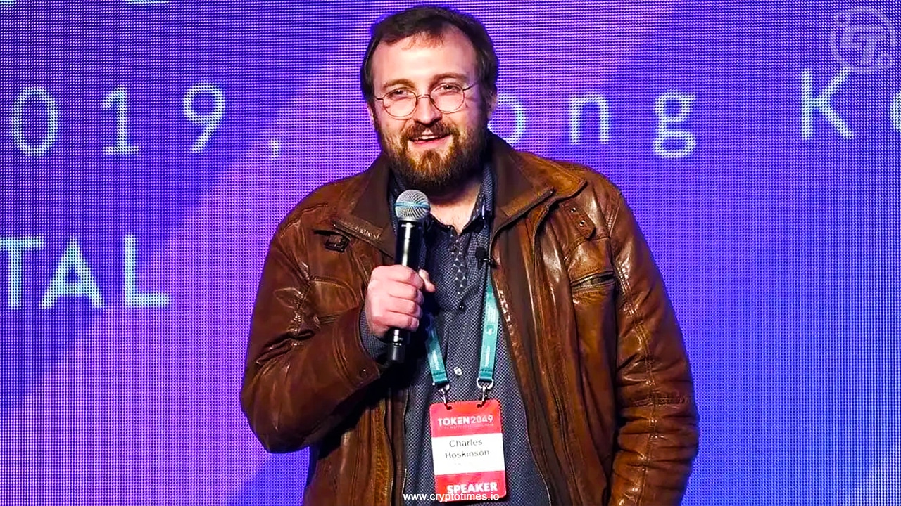 查尔斯·霍斯金森（Charles Hoskinson）说，卡尔达诺（Cardano