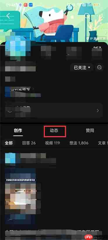 知乎关注动态在哪里看