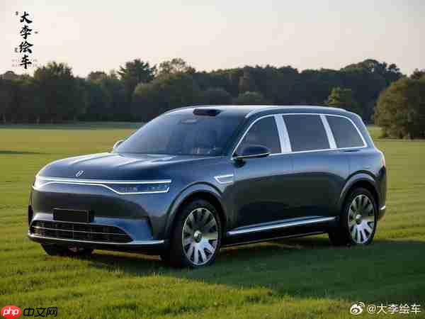 霸气！问界M10假想渲染图曝光 定位百万级全尺寸SUV