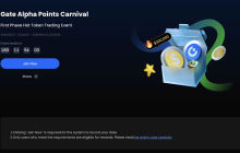 Gate Alpha积分狂欢节，全新Alpha Points玩法全解析