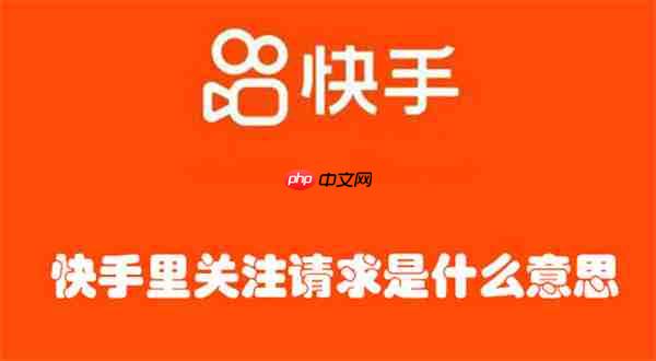 快手里关注请求是什么意思