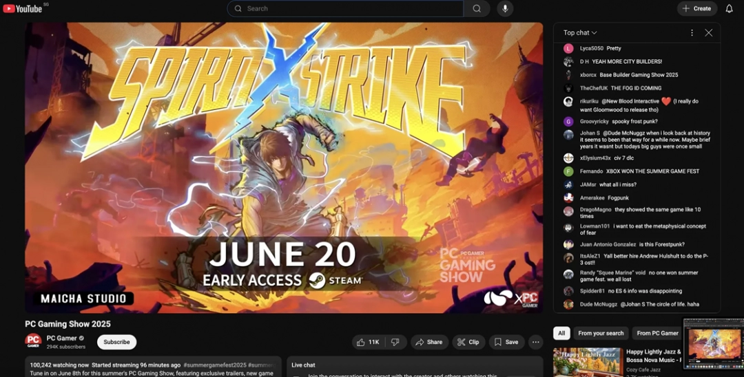 超高速动作游戏《灵拳Spirit X Strike》6月20日正式登陆Steam平台！