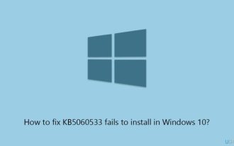 How to fix KB5060533 fails to install in Windows 10?