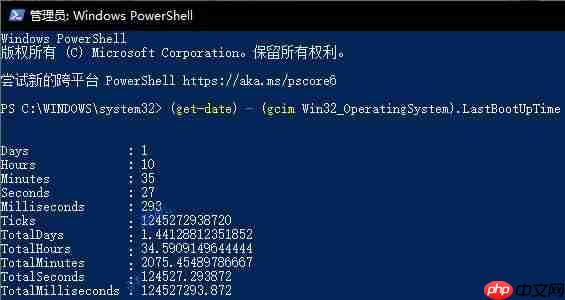 Win10怎么查看开机运行了多长时间？