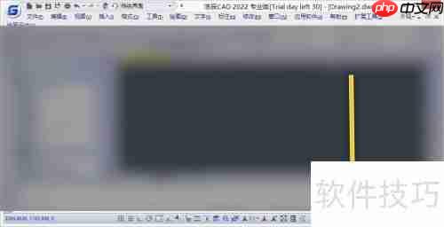 浩辰CAD设置显示布局和模型选项卡的方法