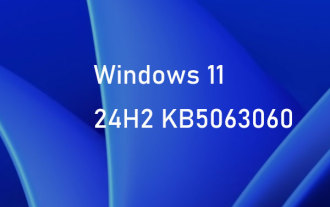 Windows 11 KB5063060 OOB Update for 24H2, Key Features