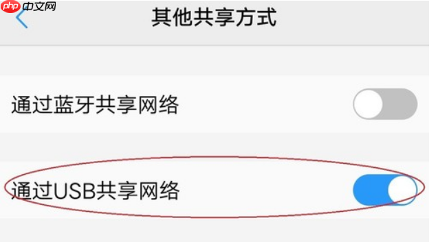win10系统如何进行usb网络共享？