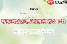 夸克浏览器电脑版如何下载视频
