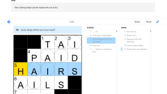 ??? NYT Mini Crossword ?? ? 6 ? 12 ? ???? ?? ??