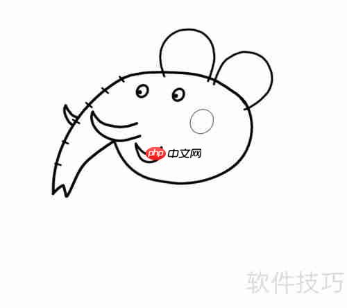 学会画大象牙医简笔画，只需简单几步！