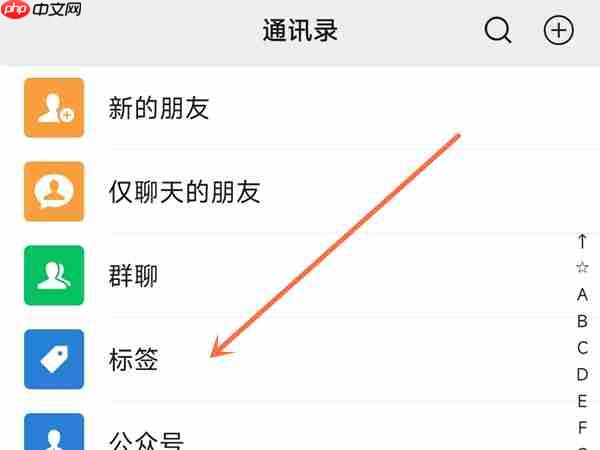 微信分组如何查看