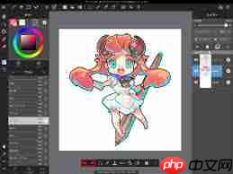 medibang paint如何打开网格工具