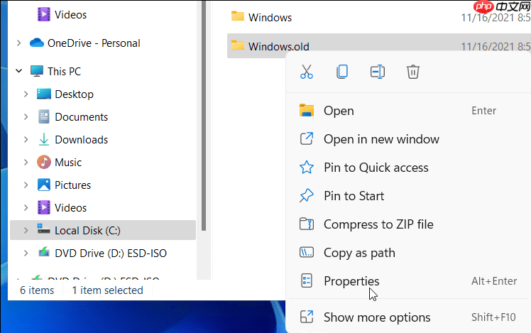 Win11可以刪除Windows.old文件嗎？刪除Windows.old文件的具體方