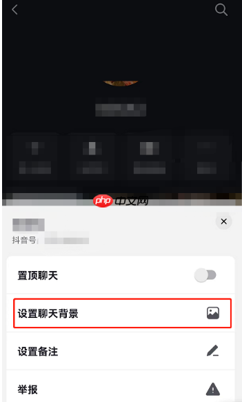 抖音共同背景怎么设置