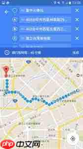 google地图手机版如何移动