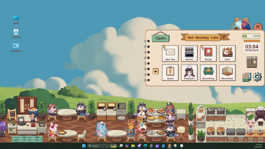 《遗忘周一咖啡馆》发售日期正式确定！「Steam 新品节」体验 DEMO 试玩版！