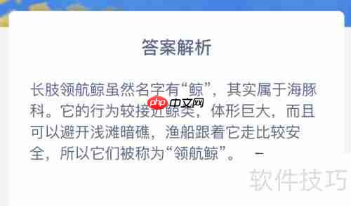 领航鲸靠什么领航？