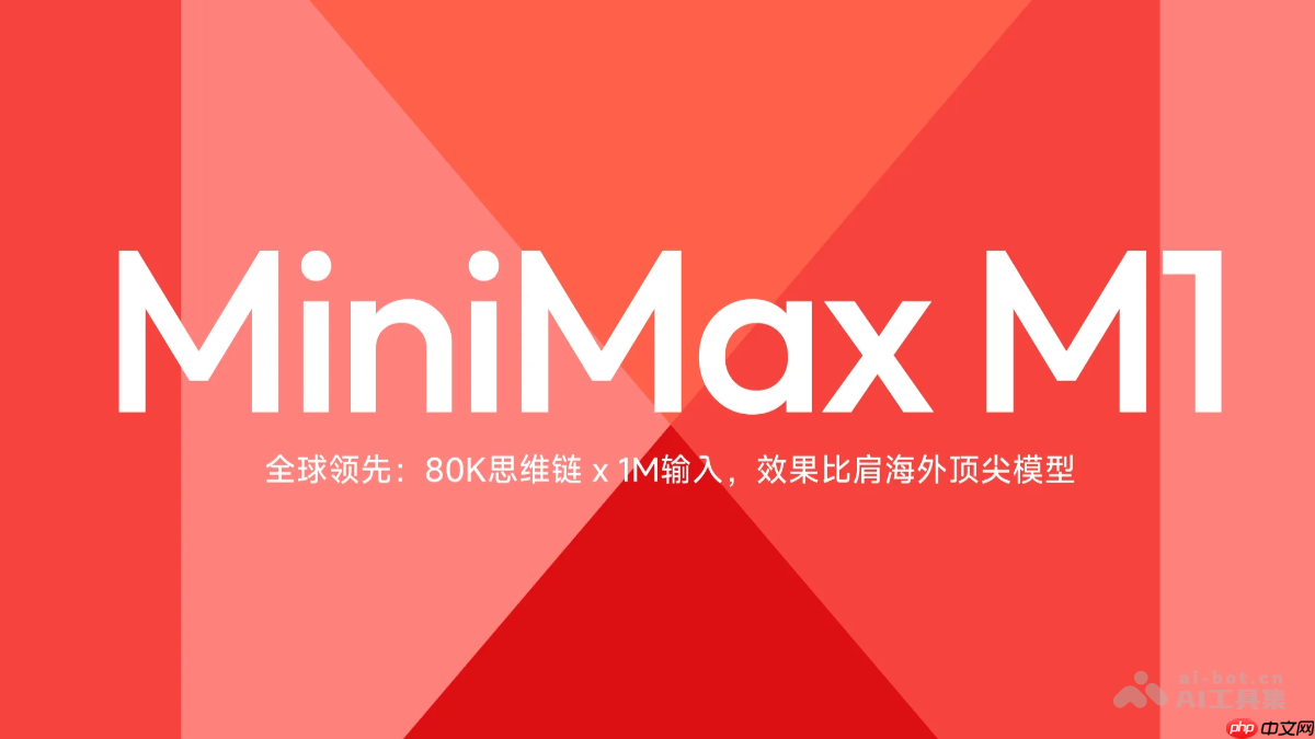 MiniMax-M1— MiniMax最新开源的推理模型