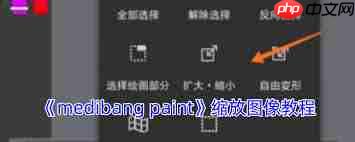 medibang paint如何缩小图片