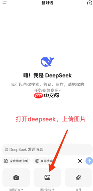 deepseek怎么拍照搜题步骤详解 deepseek拍照搜题上传不上去是怎么回事