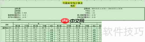 PQREPORT软件生成统计报表的方法