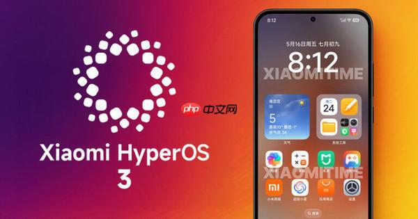 小米澎湃 OS 3 界面设计曝光 外媒：有望适配近百款设备