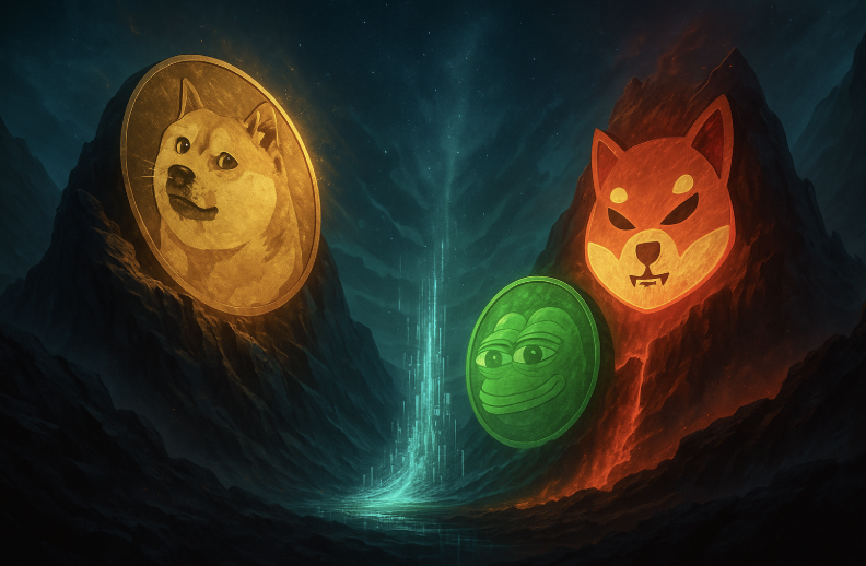 Dogecoin，Shiba Inu和Meme Coin Mania：下一步是什么？