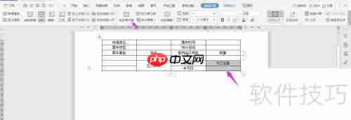 WPS2019 Word制作车辆管理派车单教程