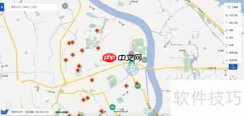 砼行搅拌站系统车辆管理软件地图功能使用指南