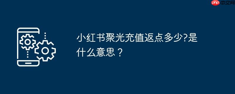小红书报备返点 小红书返点啥意思