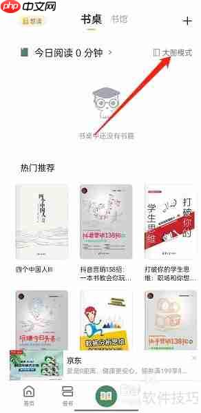 藏书馆大图模式设置指南