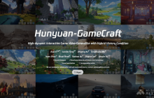 Hunyuan-GameCraft— 腾讯混元推出的交互式游戏视频生成框架