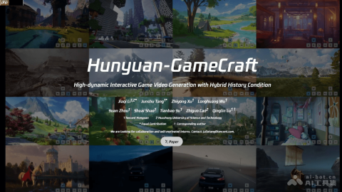 Hunyuan-GameCraft— 腾讯混元推出的交互式游戏视频生成框架