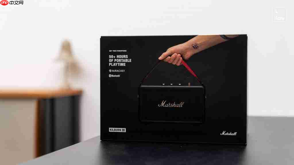 Marshall Kilburn III 体验：50 小时超长续航，在「便携音箱」属性下的一次踏实升级 